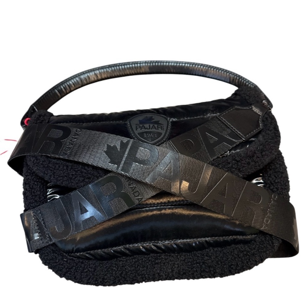Pajar Glossy Black Shoulder Bag - Picture 7 of 8